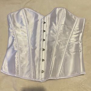 White Shein Corset Top